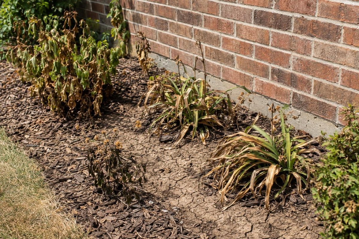 Struggling foundation bed, before